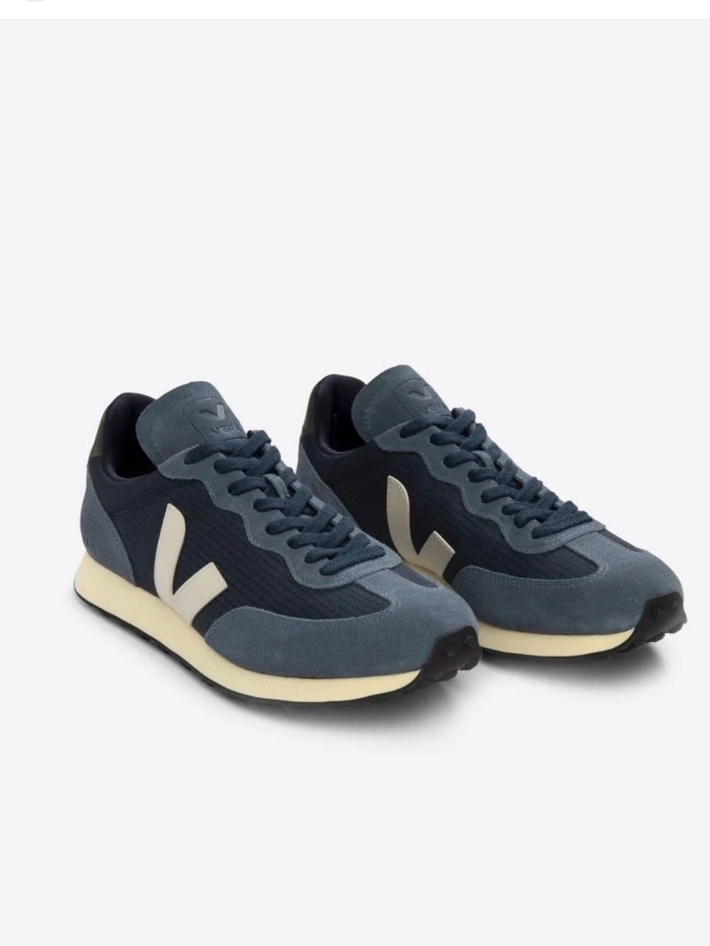 Veja Men’s Sneakers in Navy and Off-White